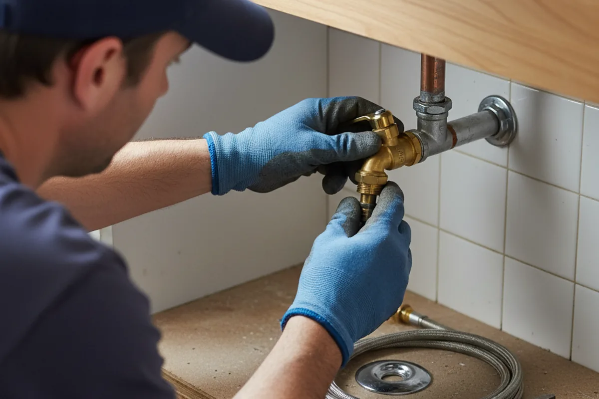 Shutoff valve and fitting work during Repiping in Diamond Springs